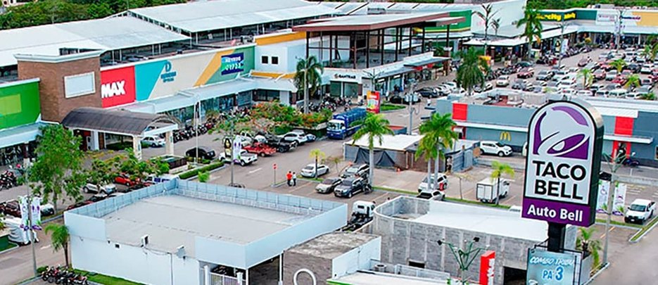 Vista aérea de Metroplaza Mundo Maya