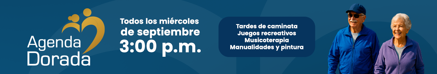 Agenda Dorada, todos los miércoles a las 3:00 p.m.